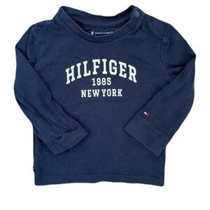 Tommy Hilfiger Kids Dark Blue Long Sleeve Tee